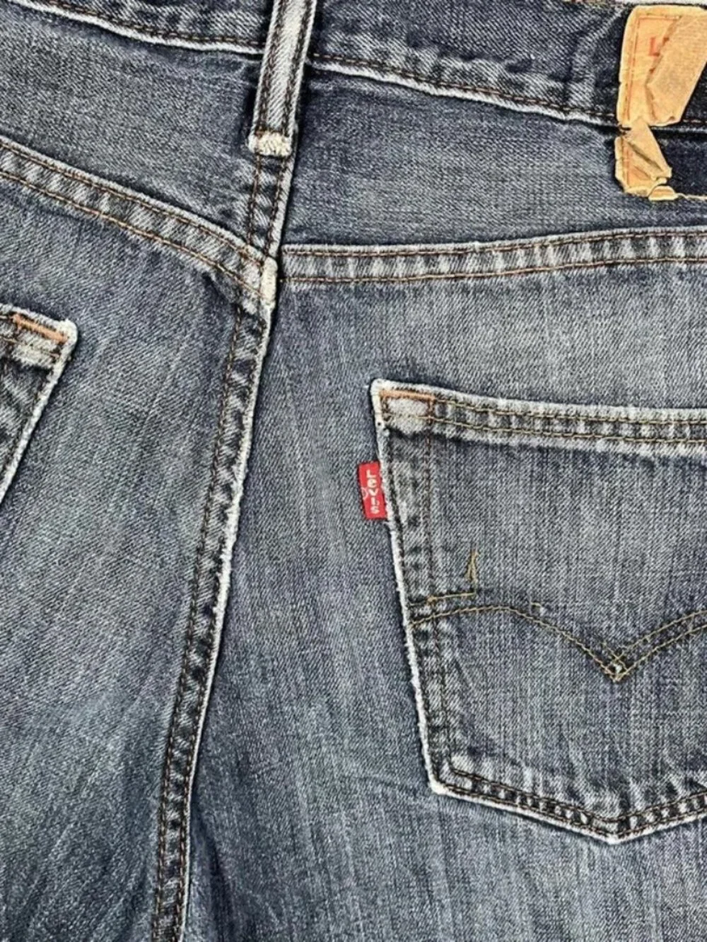Levi’s Blue Denim Shorts Red Tab Vintage W34 I5